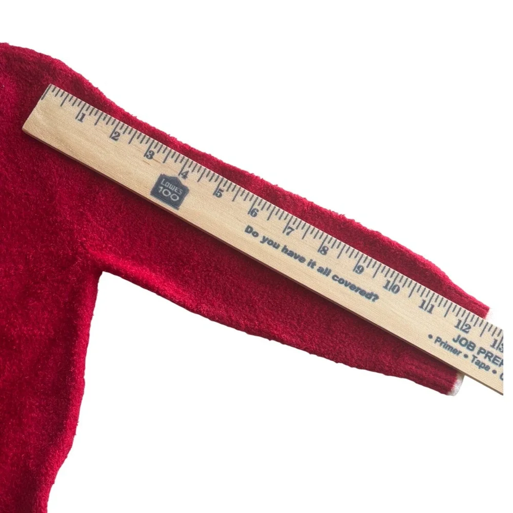 Barefoot Dreams Kids Christmas Pullover Holly Red CozyChic Sweater 2T/3T NEW